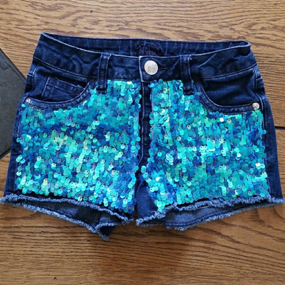 Mermaid sequin shorts